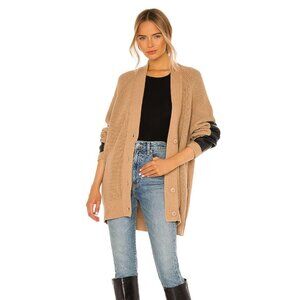Brochu Walker Jenna Oversized Brown Cardigan Sweater - Size S